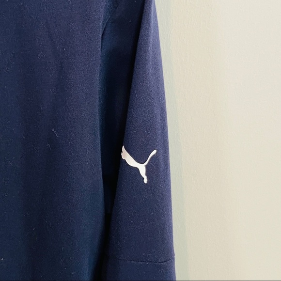 NEW Puma X BMW MOTORSPORT Navy Blue & White Jacket w Pockets Size M - Picture 6 of 7